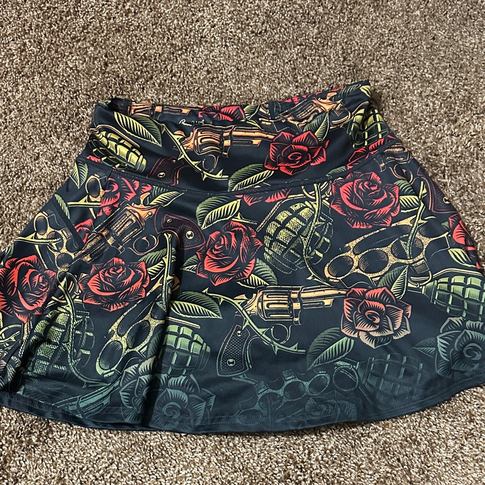 Constantly Varied Gear Skort - Black with Red and Green Accents
